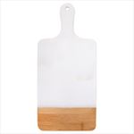 HH76132 Marble And Bamboo Cutting Board With Custom Imprint